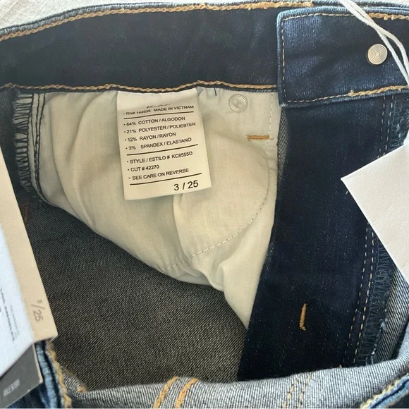 NWT KanCan Dark Blue Ankle Skinny Jean - Picture 4 of 8